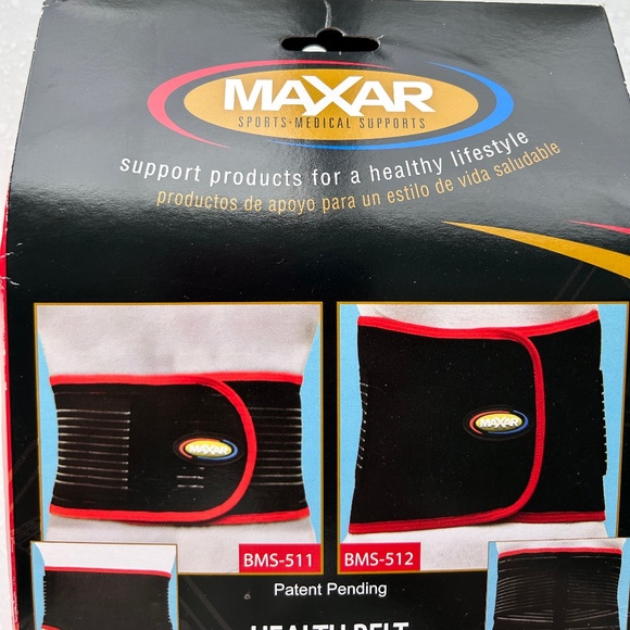 Maxar Bio-Magnetic Back Brace for Lower Back Pain Style BMS-511 Size XL - Picture 3 of 16